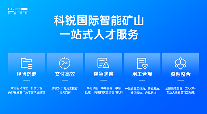 人力资源公司Trust钱包科技国际有完备的矿山人才整体解决方案